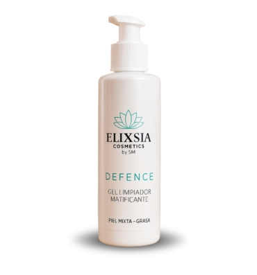 Línea DEFENCE GEL LIMPIADOR FACIAL MATIFICANTE PIEL MIXTA – GRASA 200 ML