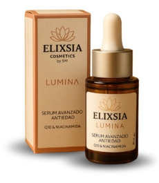 Línea LUMINA SERUM AVANZADO ANTIEDAD Q10 + NIACINAMIDA 30ML