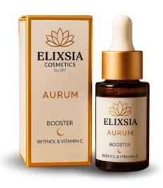 Sérum-Booster-Aurum-Retinol + Vitamina C-Misan Cosmetics