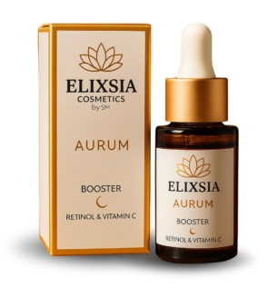 Sérum-Booster-Aurum-Retinol + Vitamina C-Misan Cosmetics