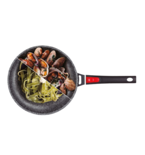 Set de sartenes Lufthous® con fondo de piedra y aluminio fundido